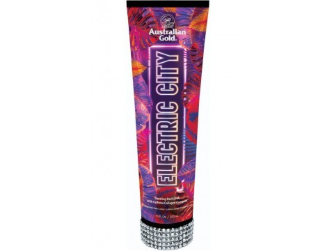  AUSTRALIAN GOLD kremas deginimuisi soliariume, ELECTRIC CITY, 295ml. 